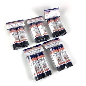 Party Poppers Shoots Confetti & Streamers Greenbrier International Lot of 10 SEE